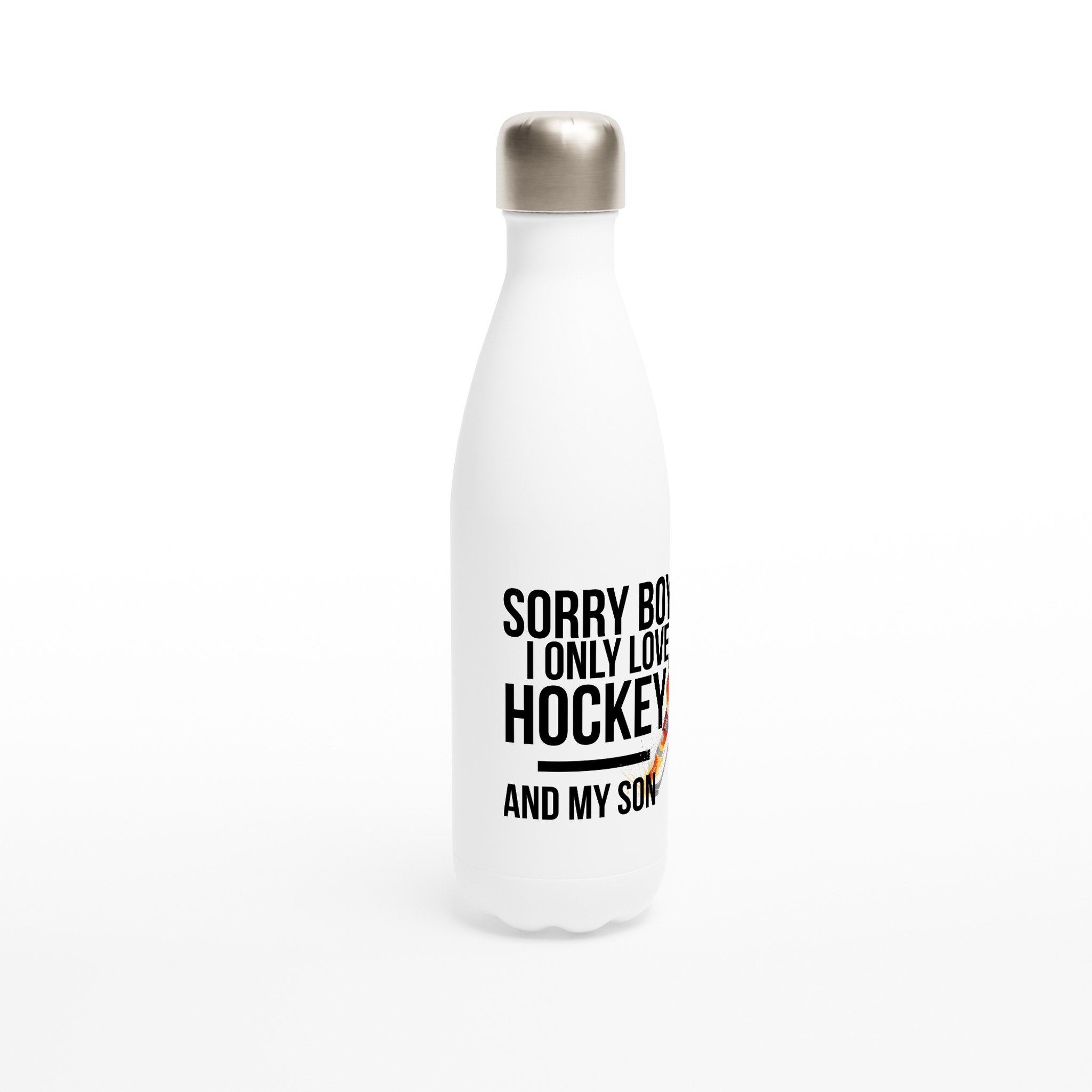 Sorry Boys Hockey Son – Bouteille en acier inoxydable