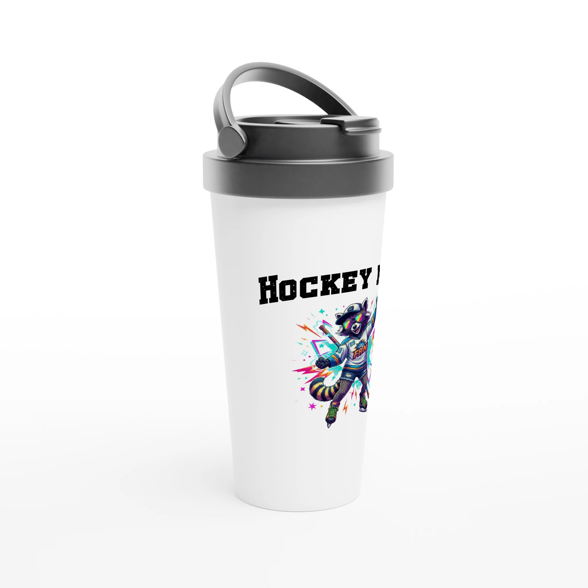 Hockey Mom - Mug de voyage en acier inoxydable