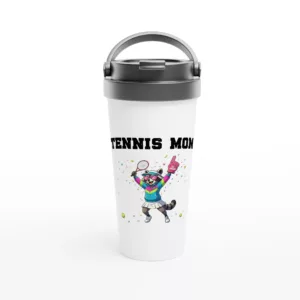 mug de voyage Tennis Mom inox Tornooka SportLove humour sport