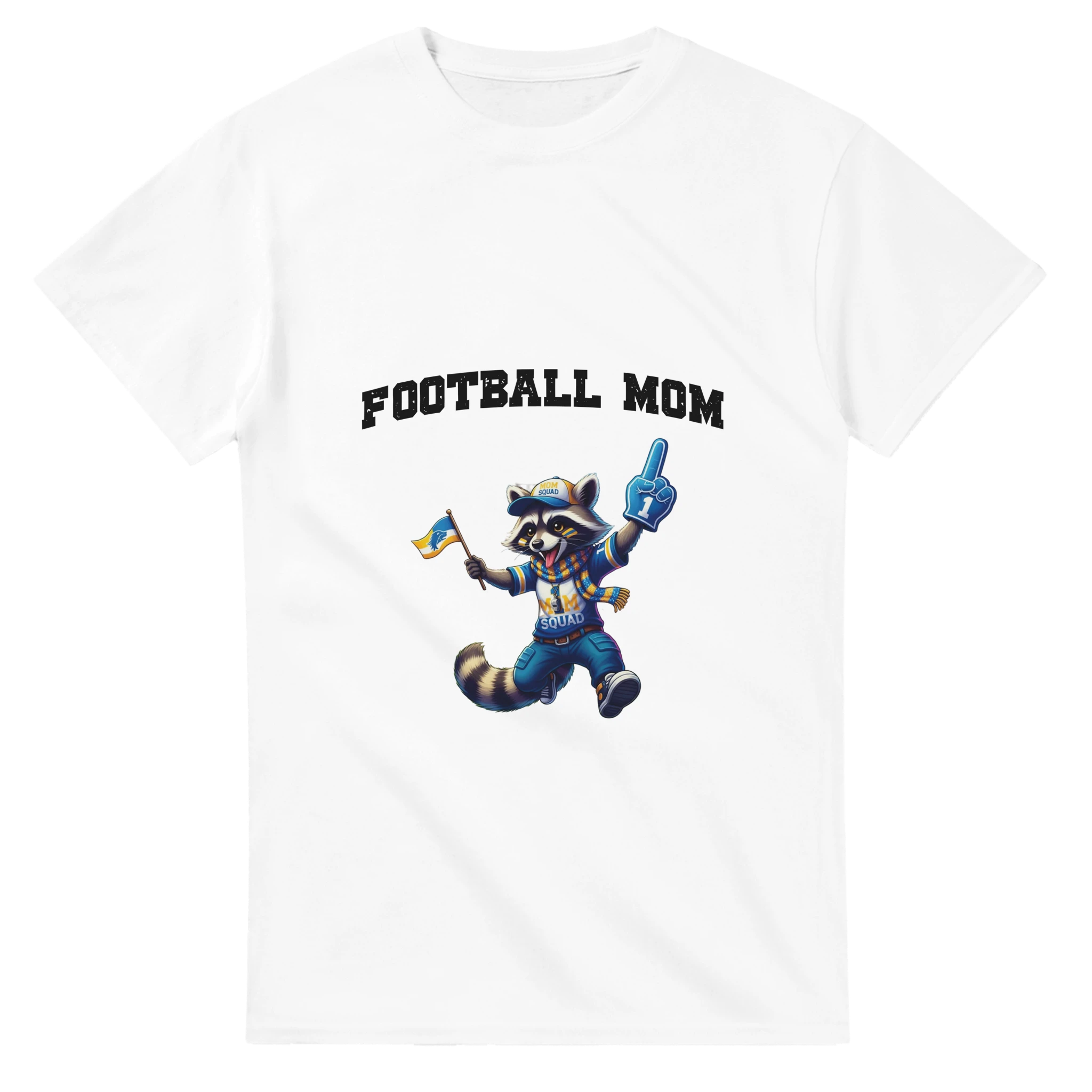 T-shirt Football Mom blanc Tornooka SportLove humour sport
