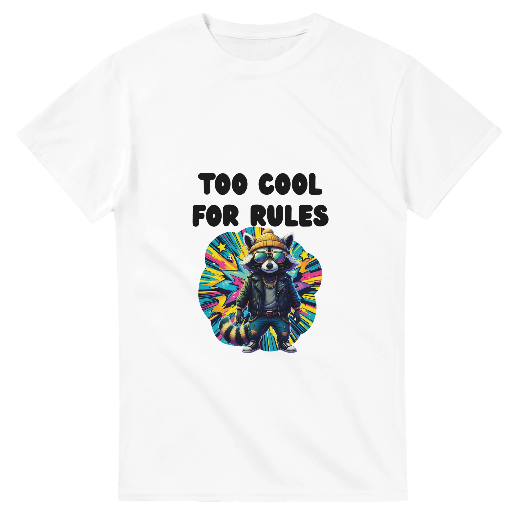 T-shirt Too Cool For Rules blanc Tornooka SportLove humour sport