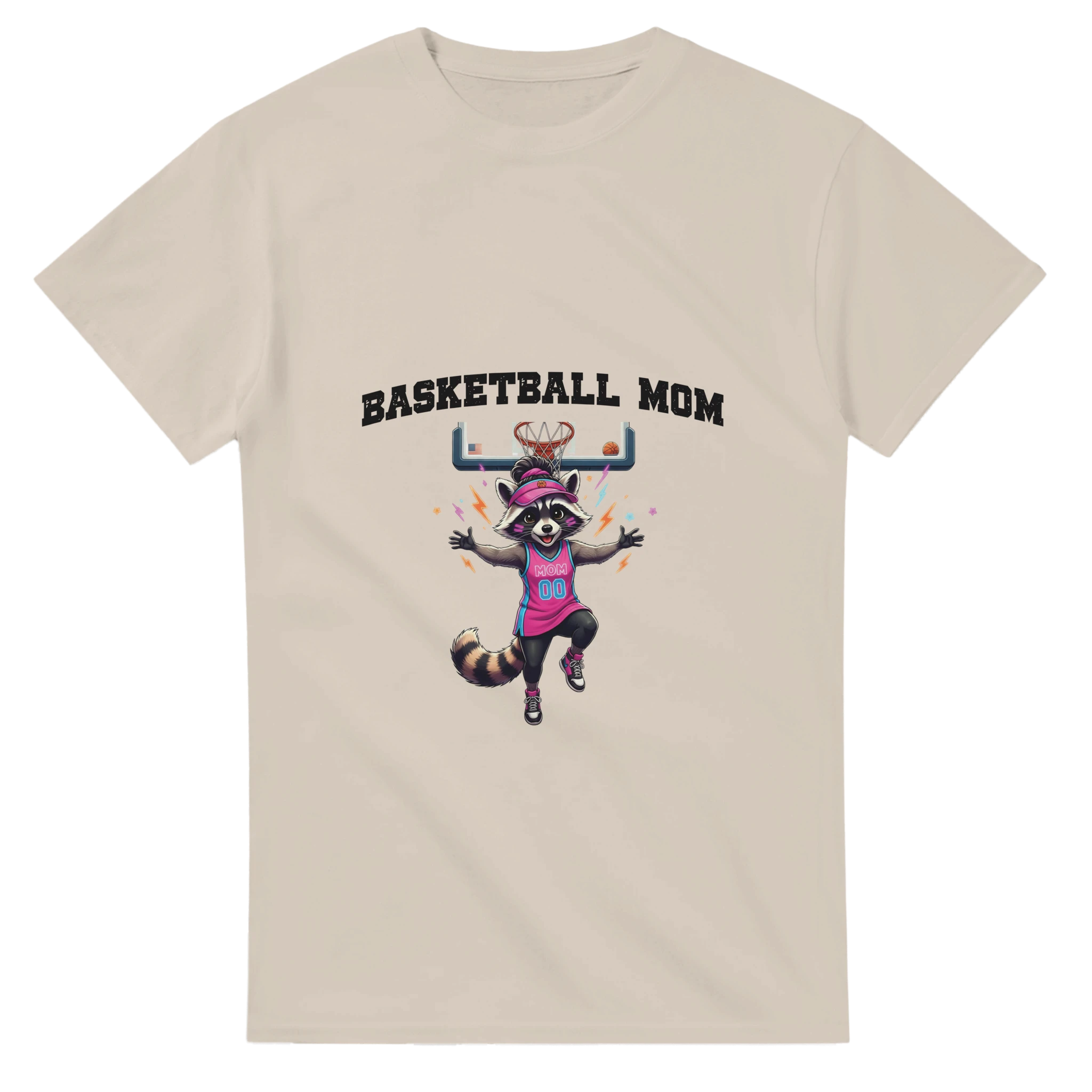 T-shirt Basketball Mom sable Tornooka SportLove humour