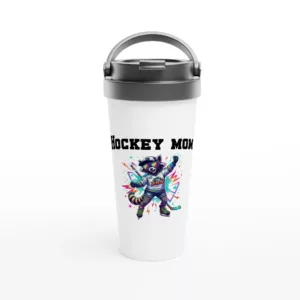 mug de voyage Hockey Mom inox Tornooka SportLove humour sport