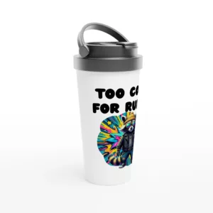 mug de voyage Too Cool For Rules inox Tornooka SportLove humour sport