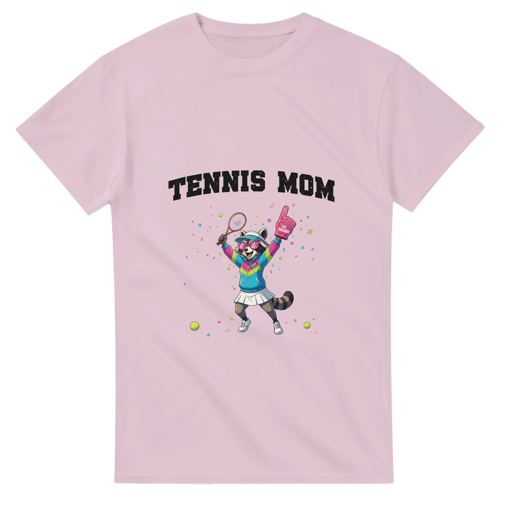 T-shirt Tennis Mom rose clair Tornooka SportLove humour sport