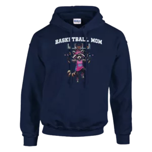 Sweat à capuche Basketball Mom bleu marine Tornooka - SportLove