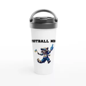 mug de voyage Football Mom inox Tornooka SportLove humour sport