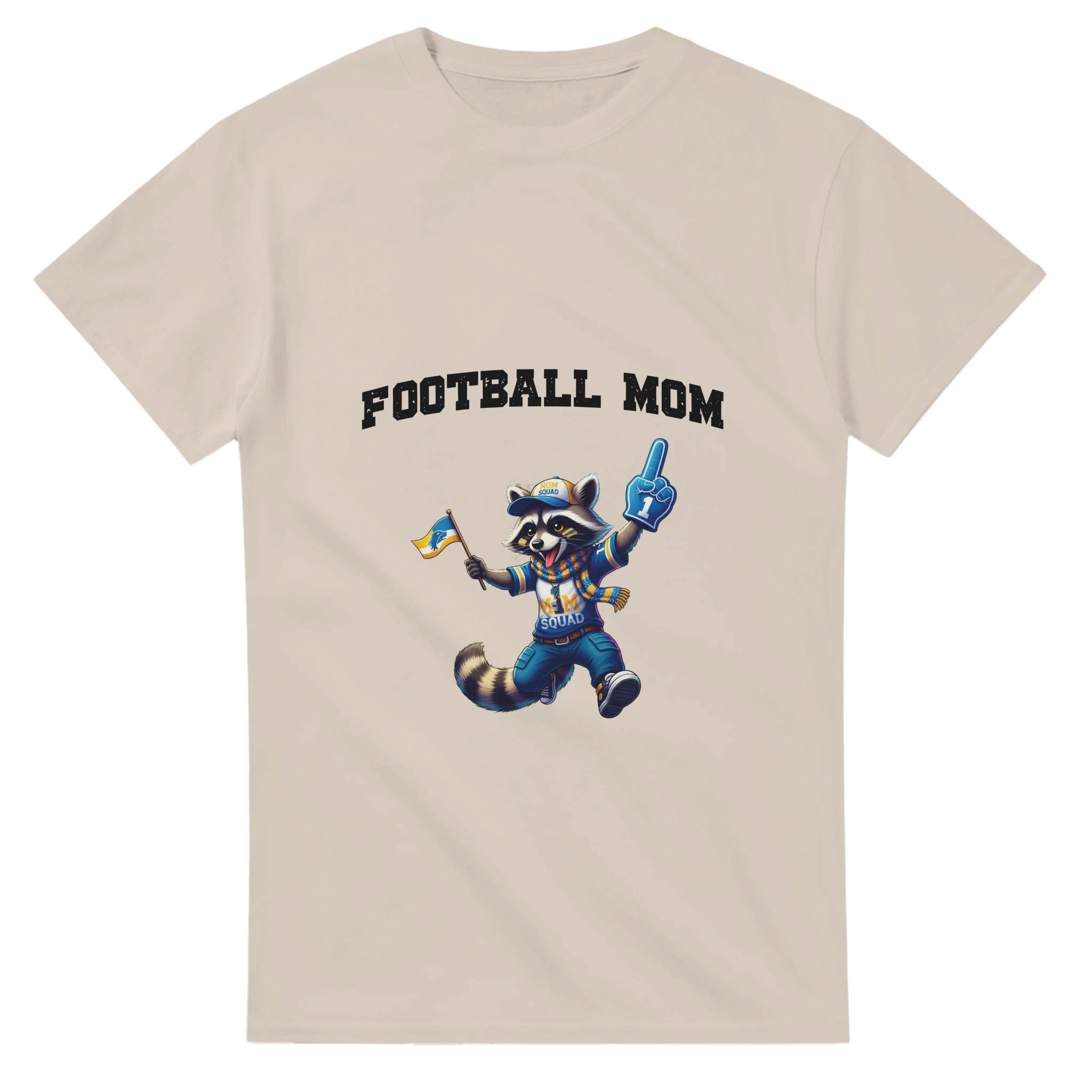 T-shirt Football Mom sable Tornooka SportLove humour