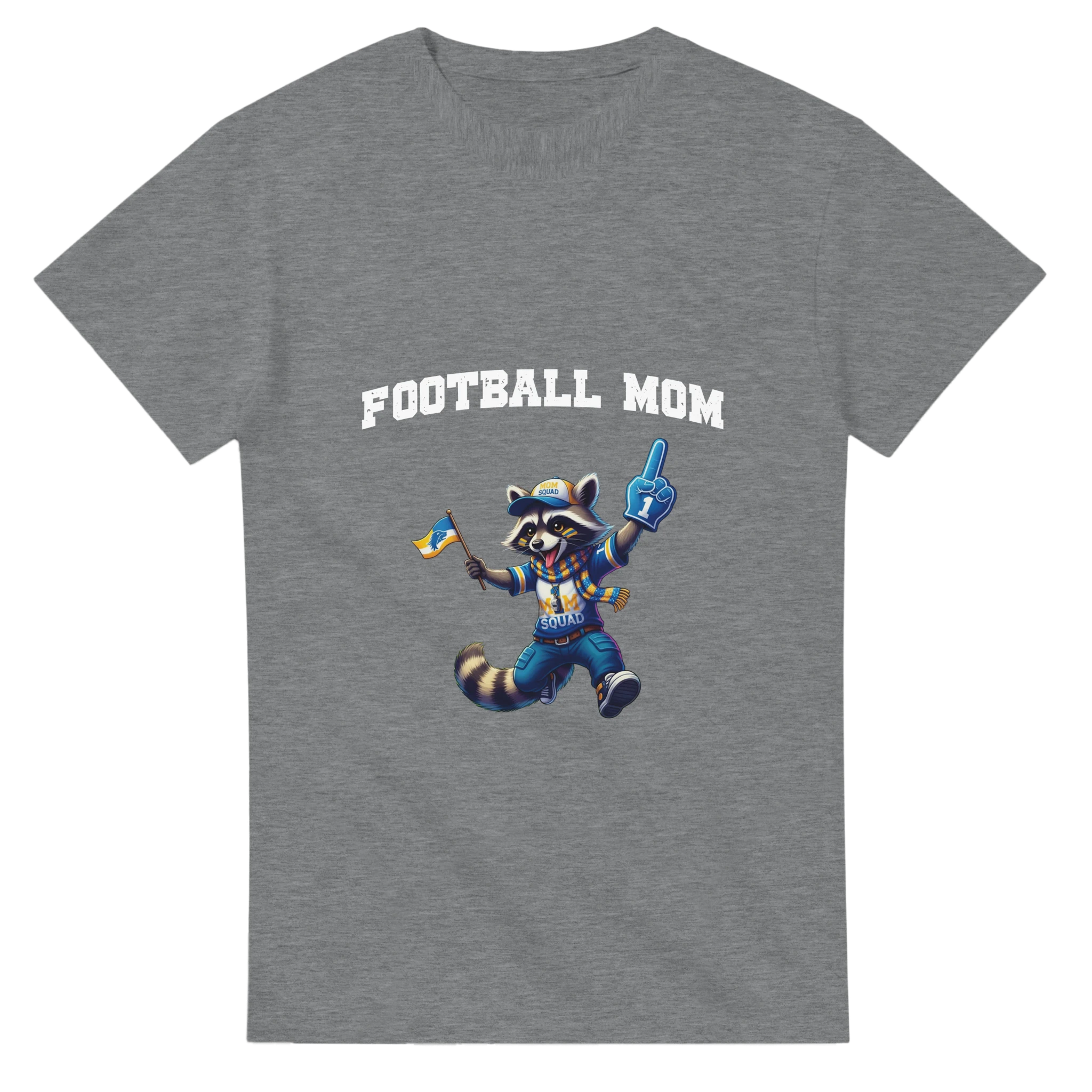 T-shirt Football Mom sport grey Tornooka SportLove