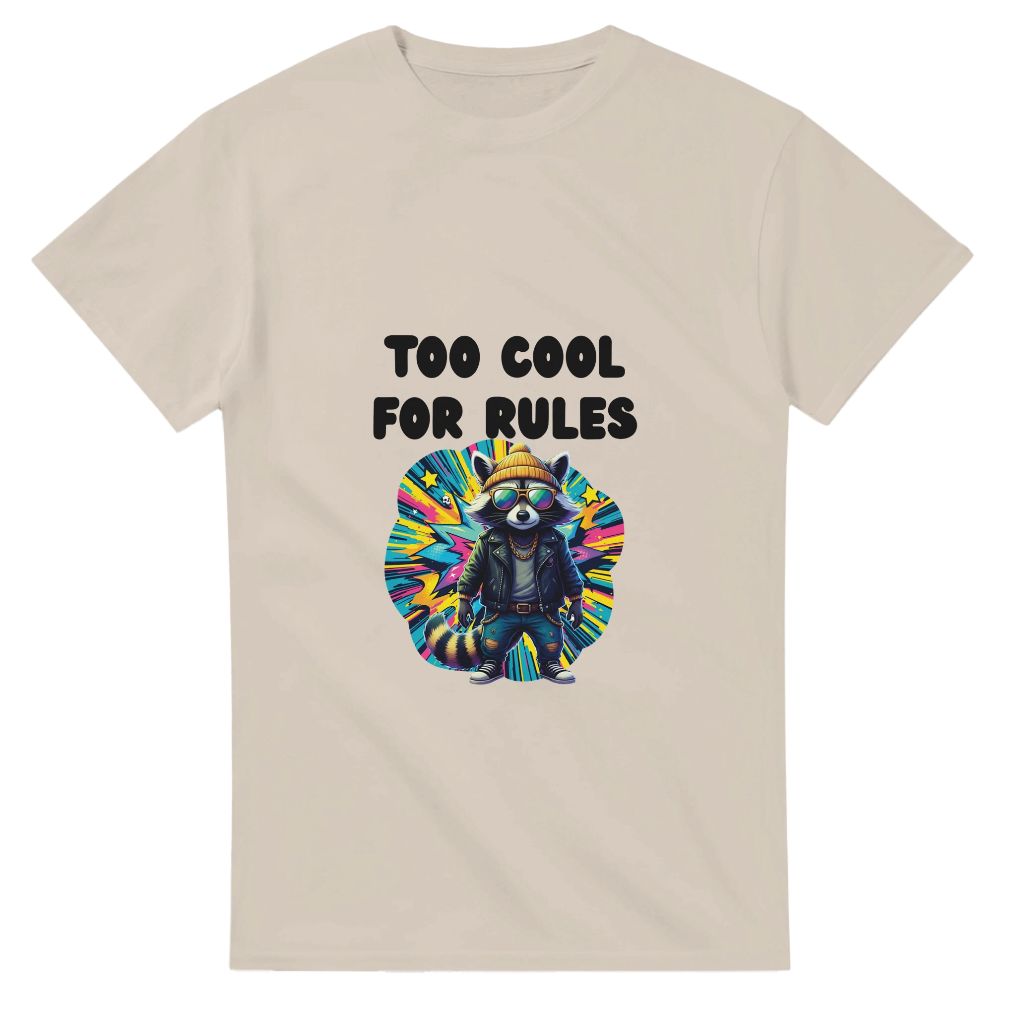 T-shirt Too Cool For Rules sable Tornooka SportLove humour sport