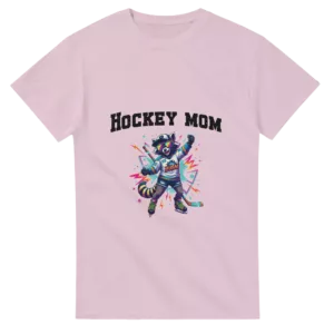 T-shirt Hockey Mom rose clair Tornooka SportLove humour sport