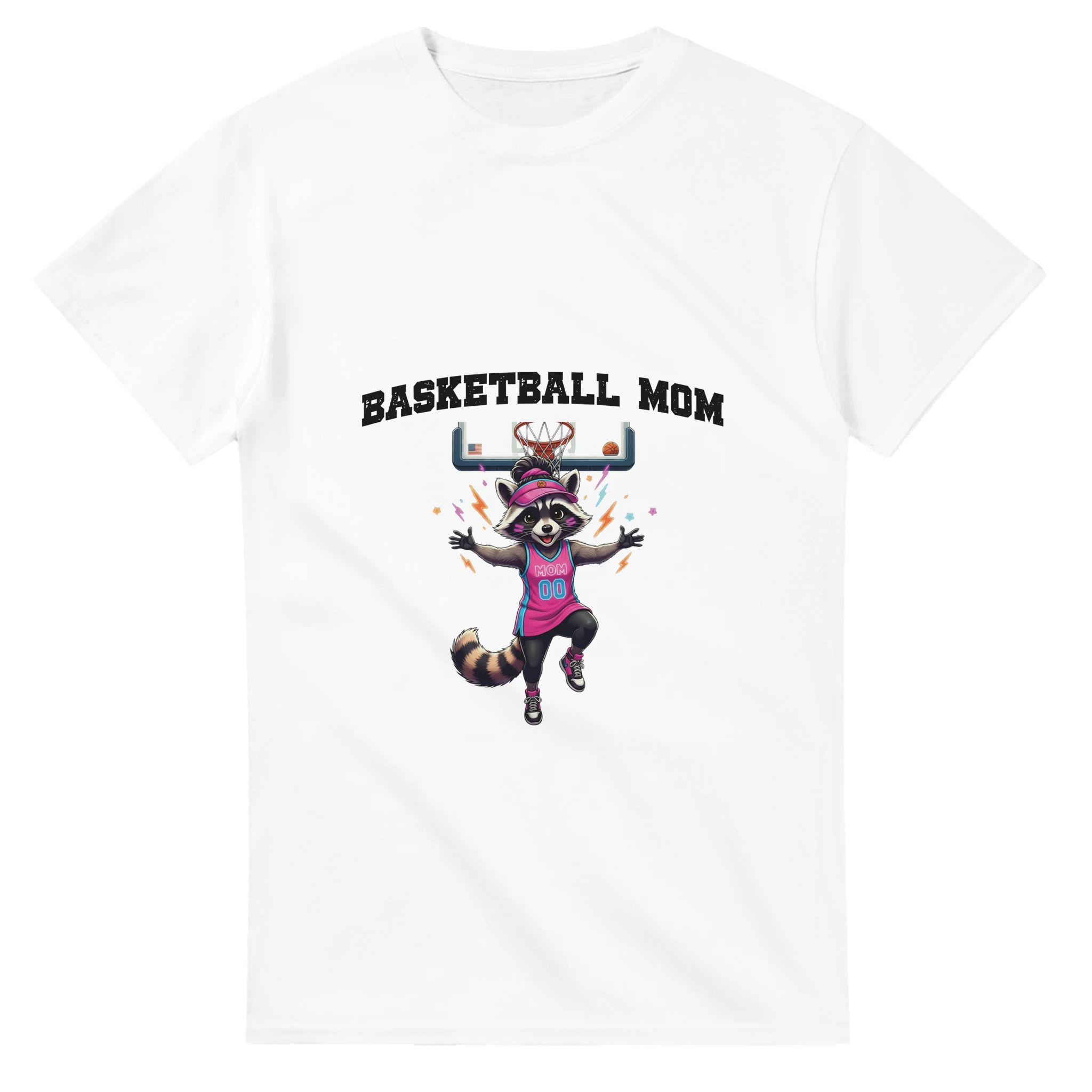 t-shirt Basketball Mom blanc Tornooka SportLove humour