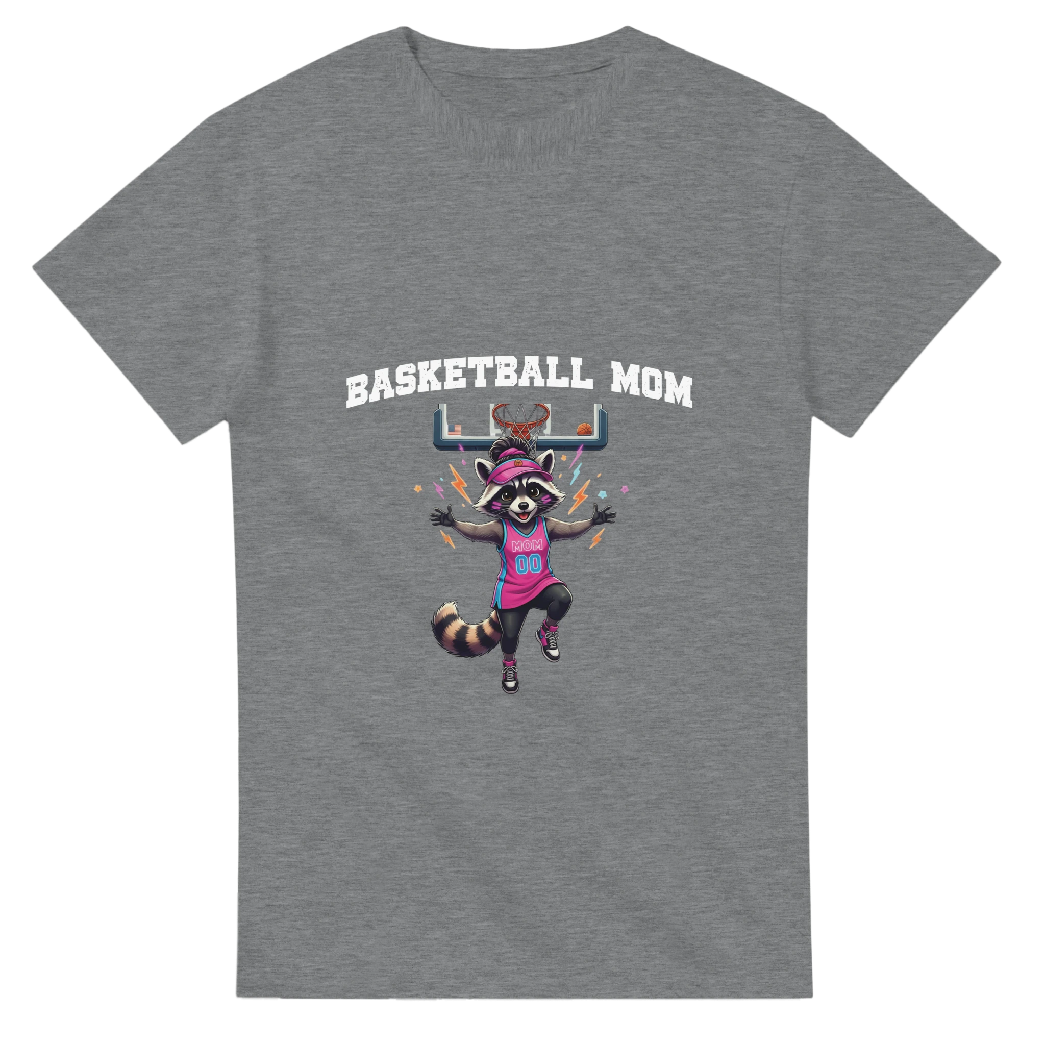 T-shirt Basketball Mom sport grey Tornooka SportLove