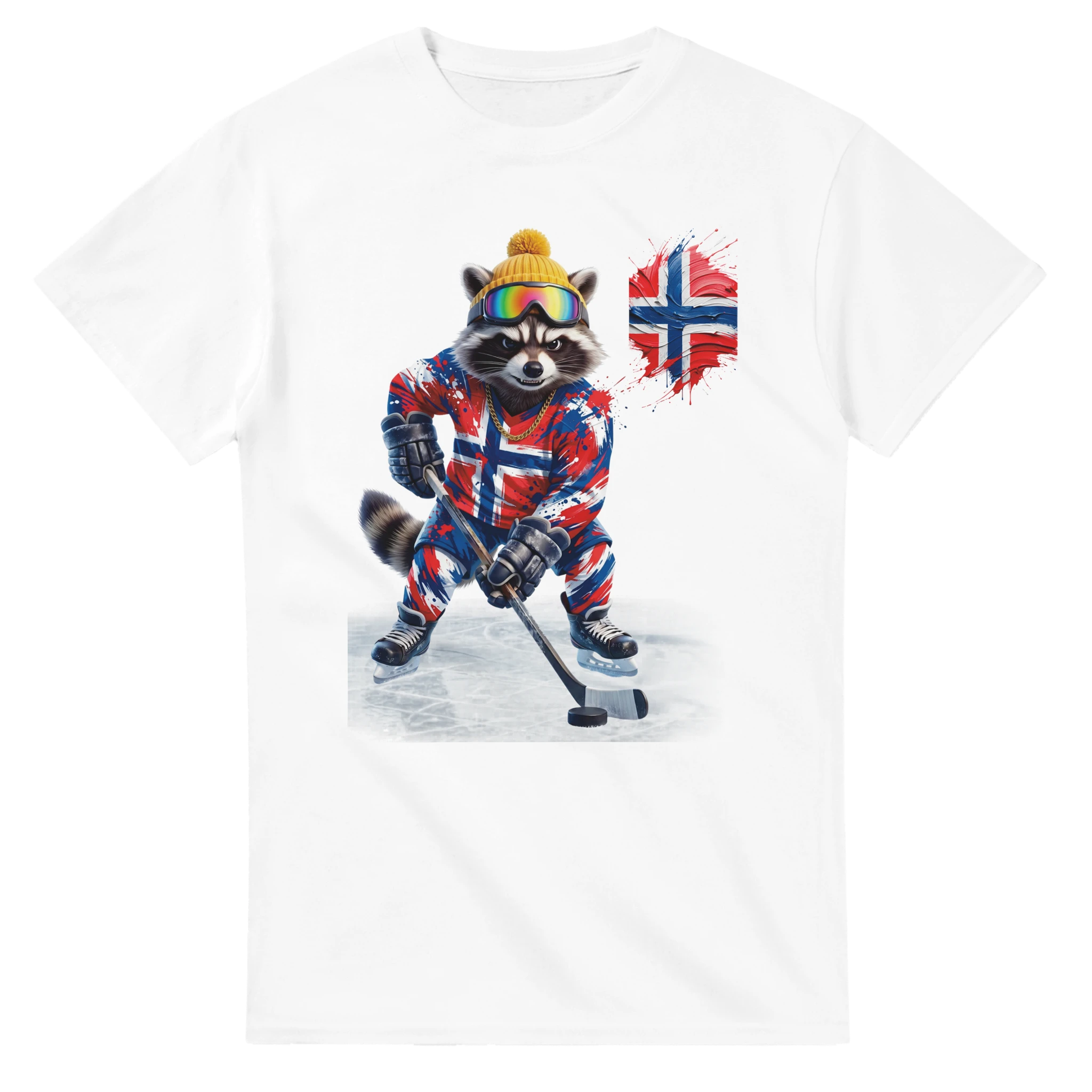 t-shirt Norway Hockey Fan Tornooka blanc maillot norvégien – SportLove