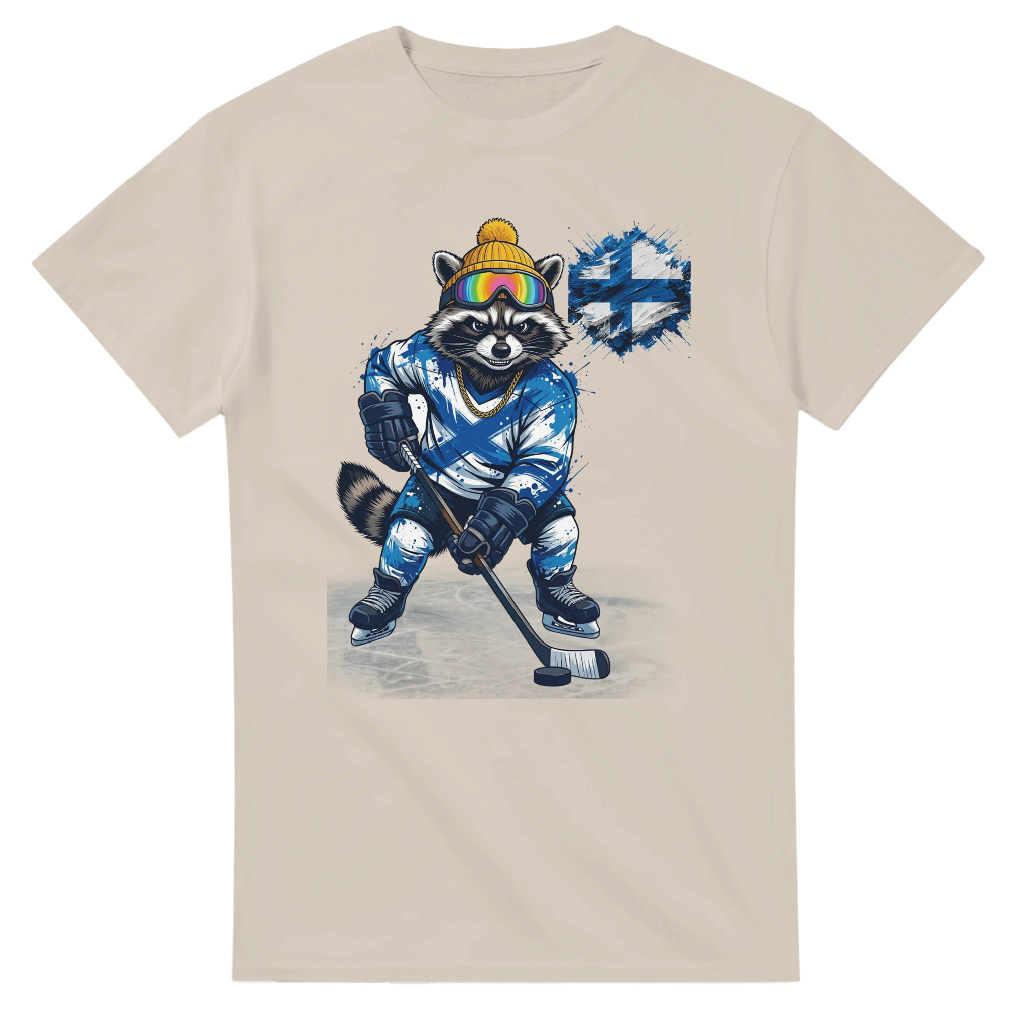 t-shirt Finland Hockey Fan Tornooka sable supporter finlandais – SportLove
