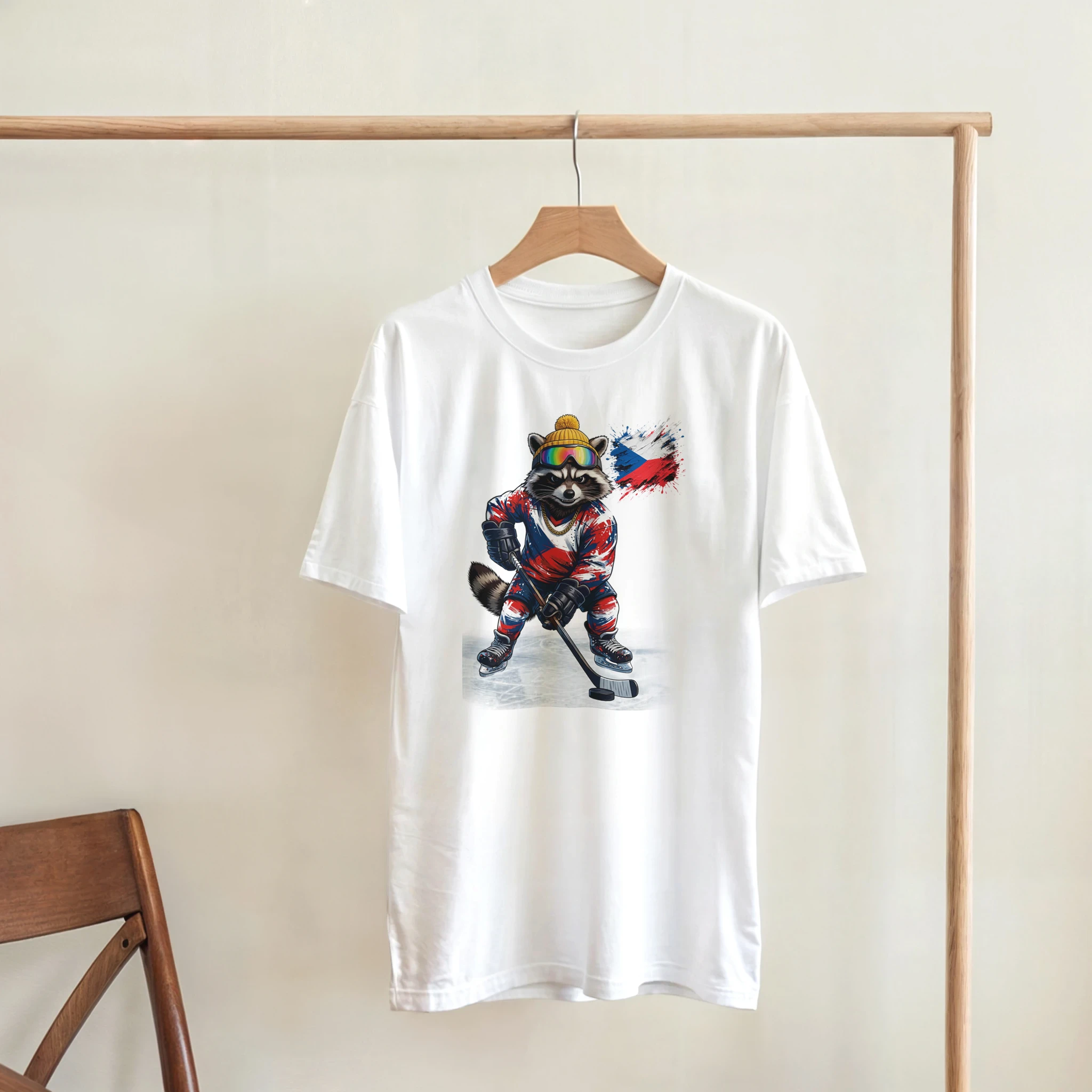 t-shirt Czech Hockey Fan Tornooka blanc maillot tchèque – SportLove