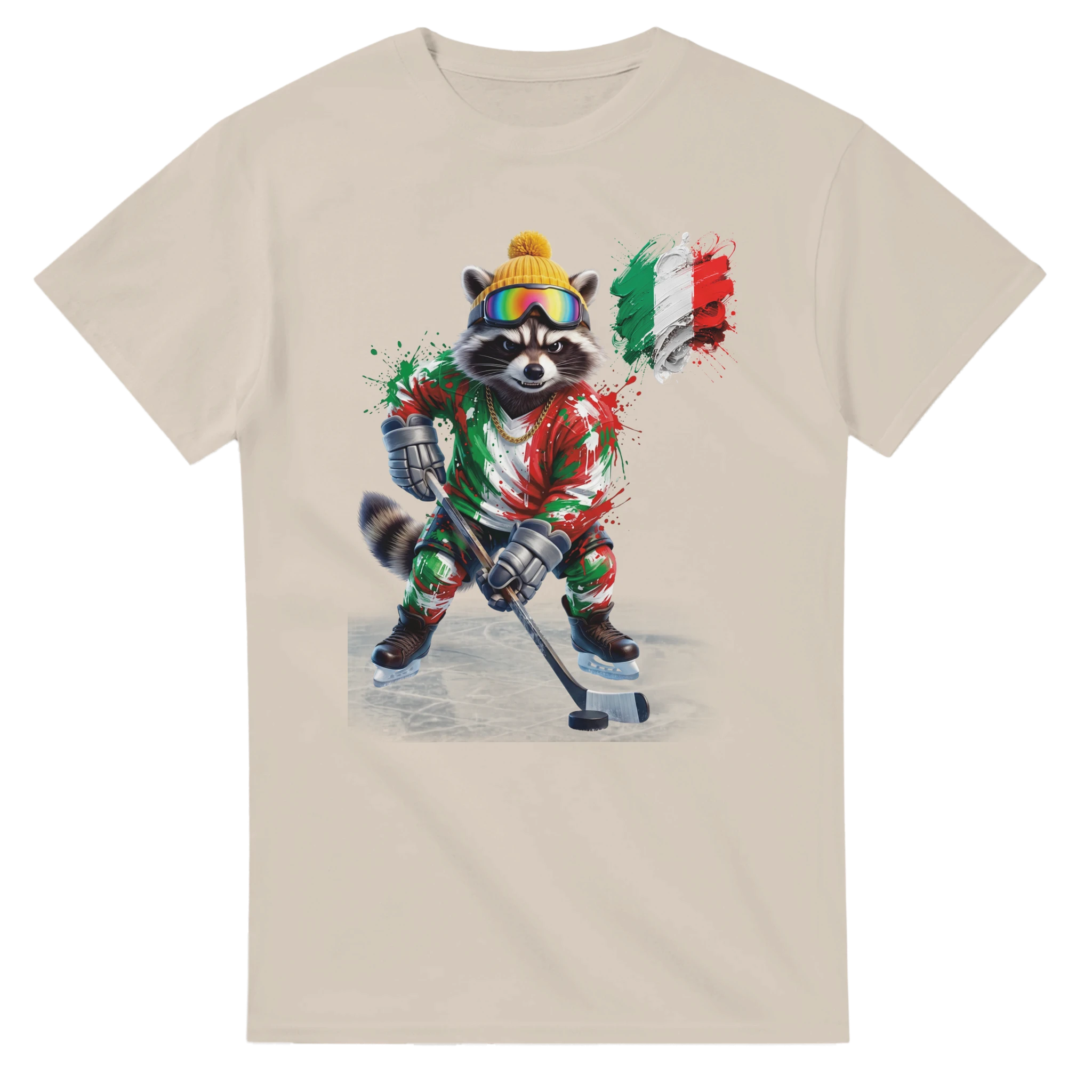t-shirt Italy Hockey Fan Tornooka sable supporter italien – SportLove
