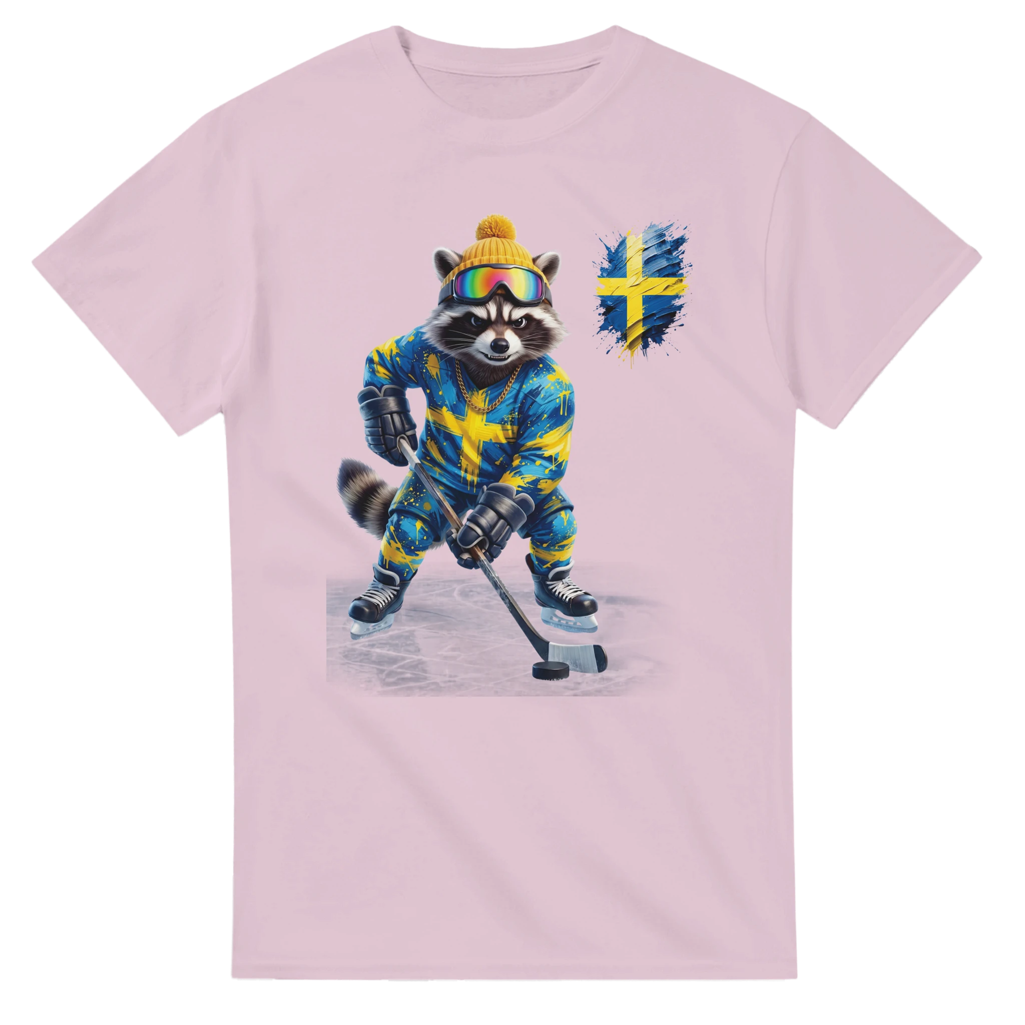 t-shirt Sweden Hockey Fan Tornooka rose clair fan Suède – SportLove
