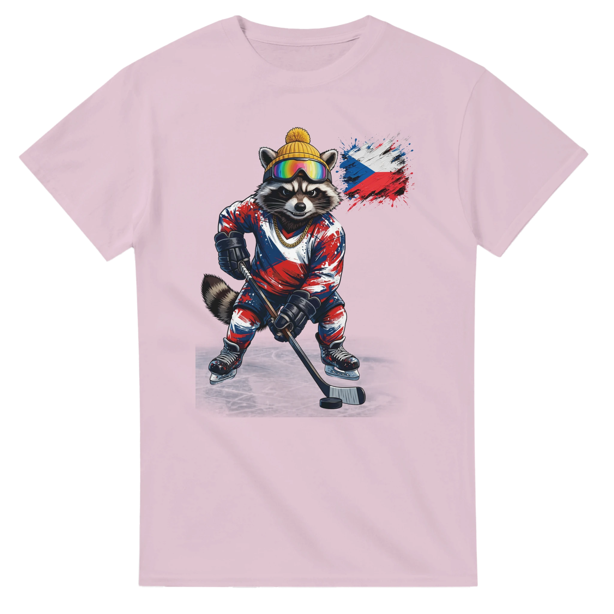 t-shirt Czech Hockey Fan Tornooka rose clair fan Tchéquie – SportLove