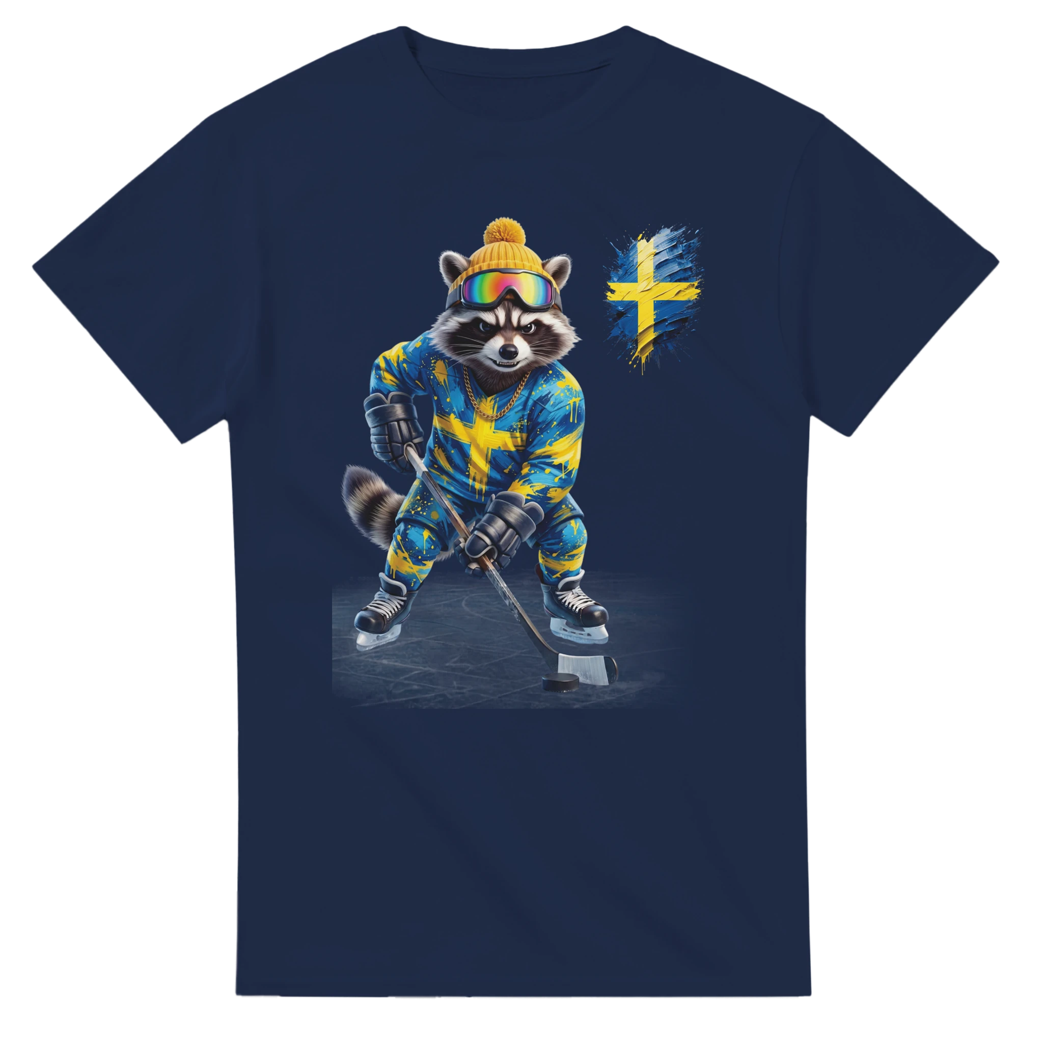 t-shirt Sweden Hockey Fan Tornooka marine supporter Suède – SportLove