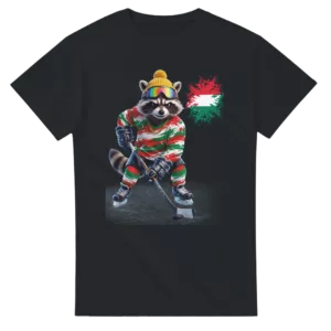 t-shirt Hungary Hockey Fan Tornooka noir hockey Hongrie – SportLove