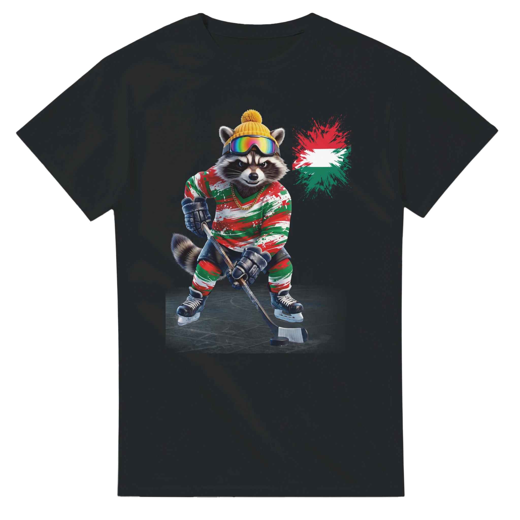 t-shirt Hungary Hockey Fan Tornooka noir hockey Hongrie – SportLove