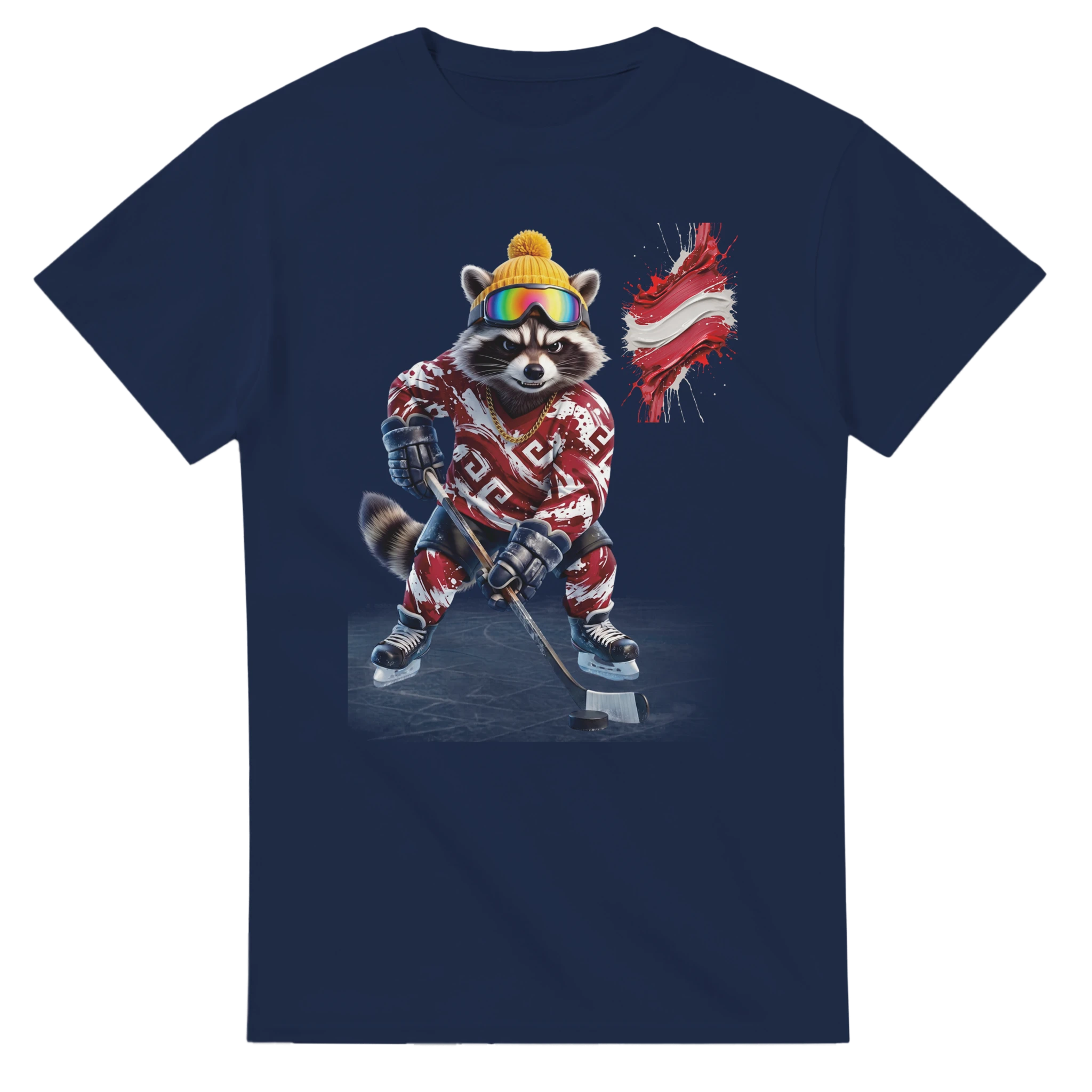 t-shirt Latvia Hockey Fan Tornooka marine supporter Lettonie – SportLove