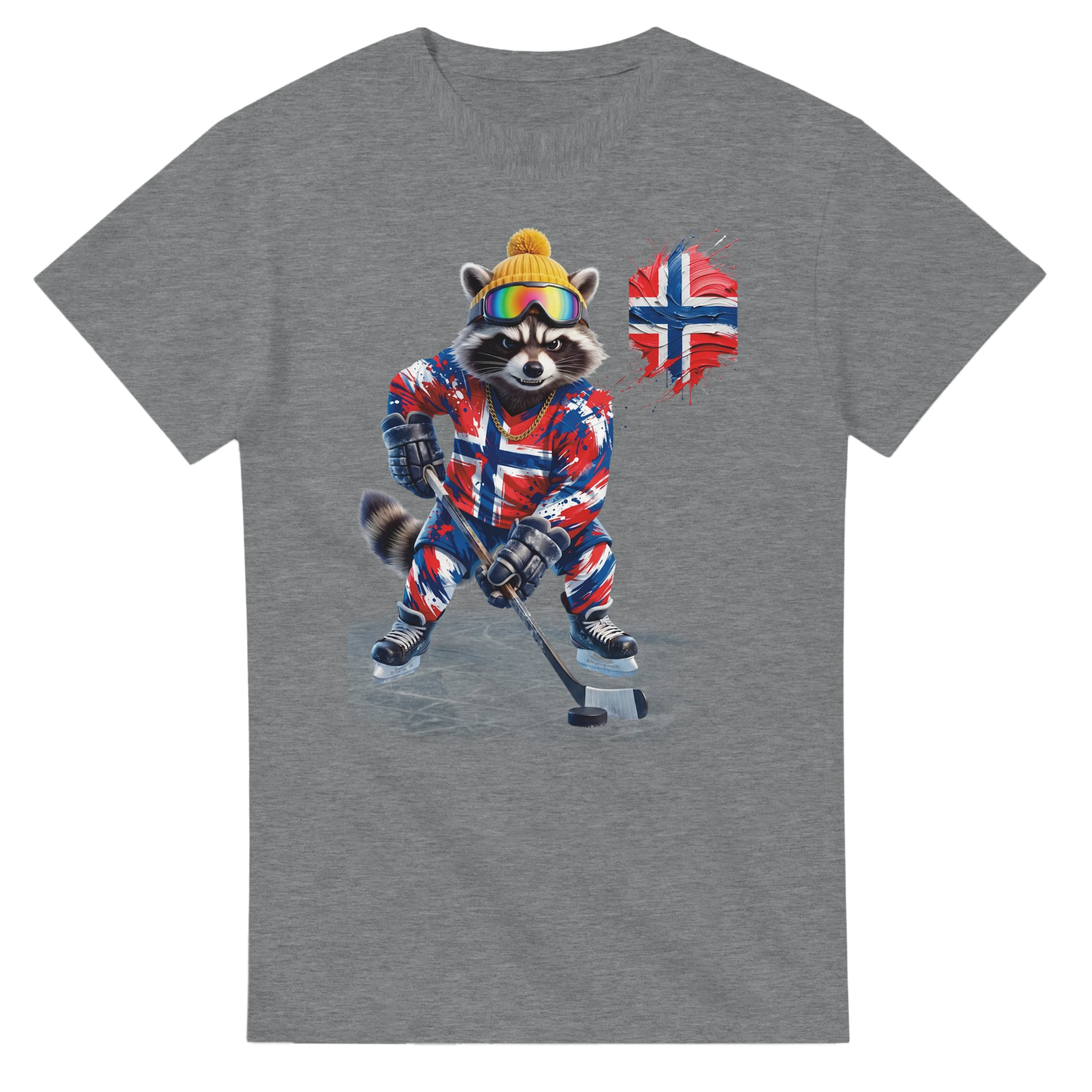 t-shirt Norway Hockey Fan Tornooka sport grey fan norvégien – SportLove