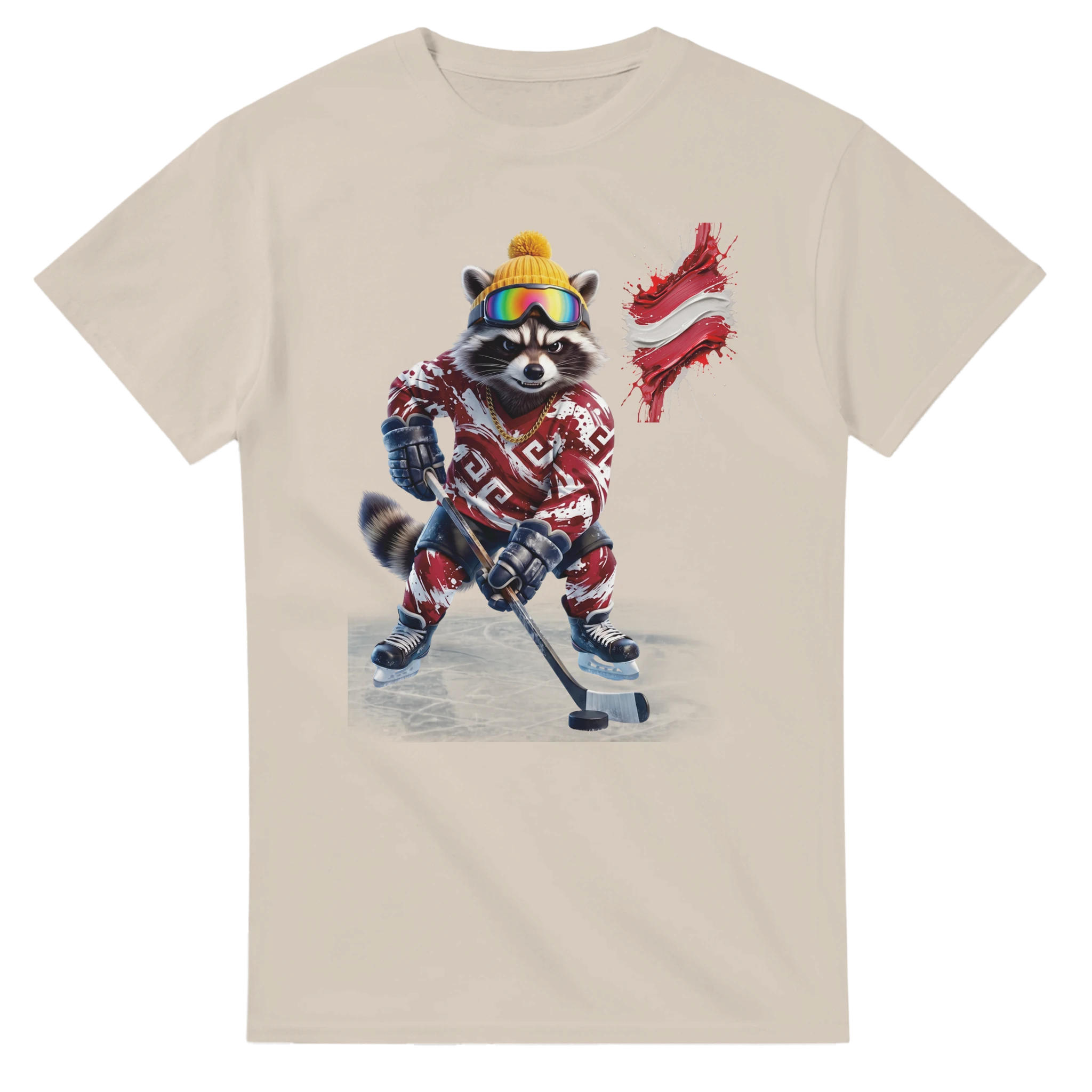 t-shirt Latvia Hockey Fan Tornooka sable supporter letton – SportLove
