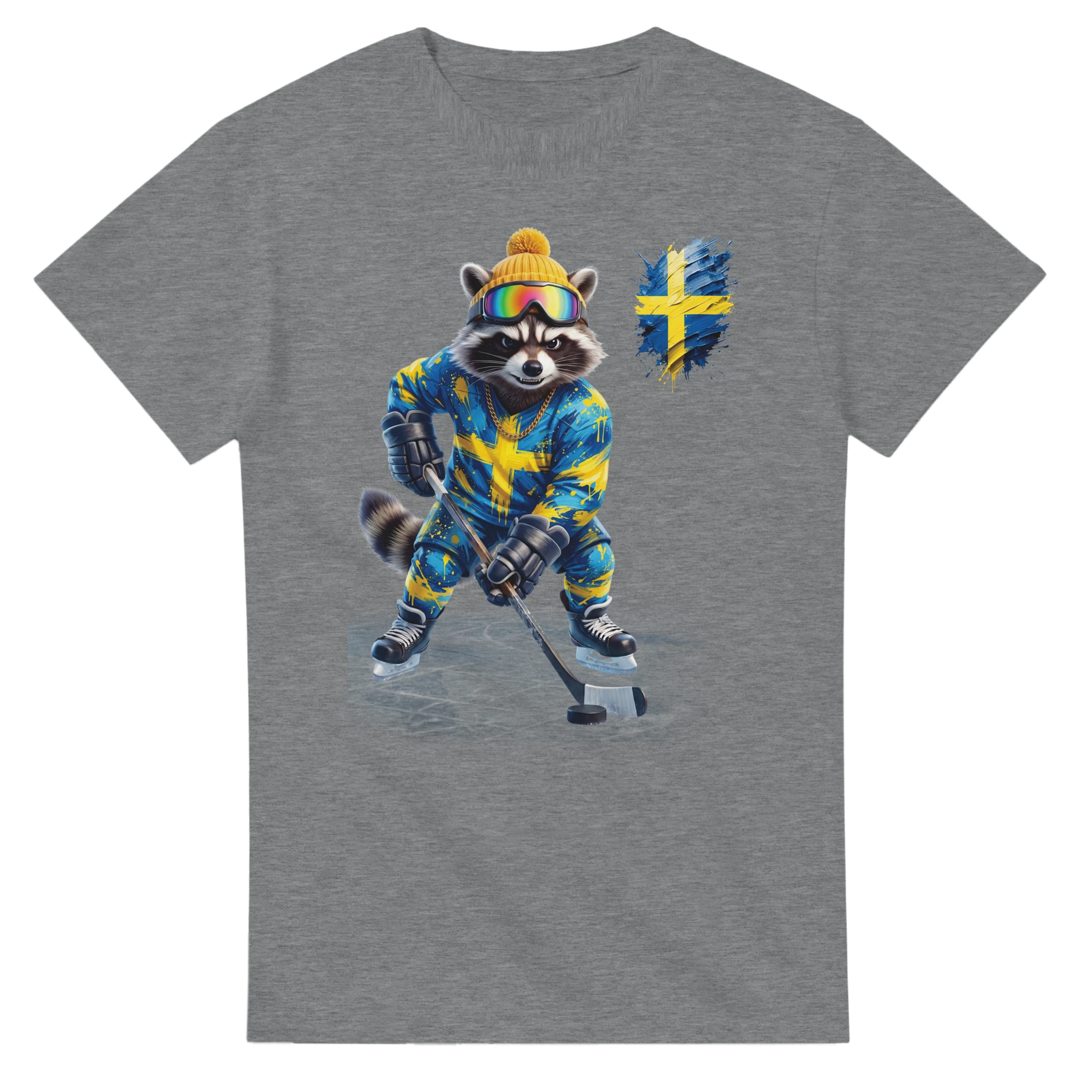 t-shirt Sweden Hockey Fan Tornooka sport grey fan suédois – SportLove