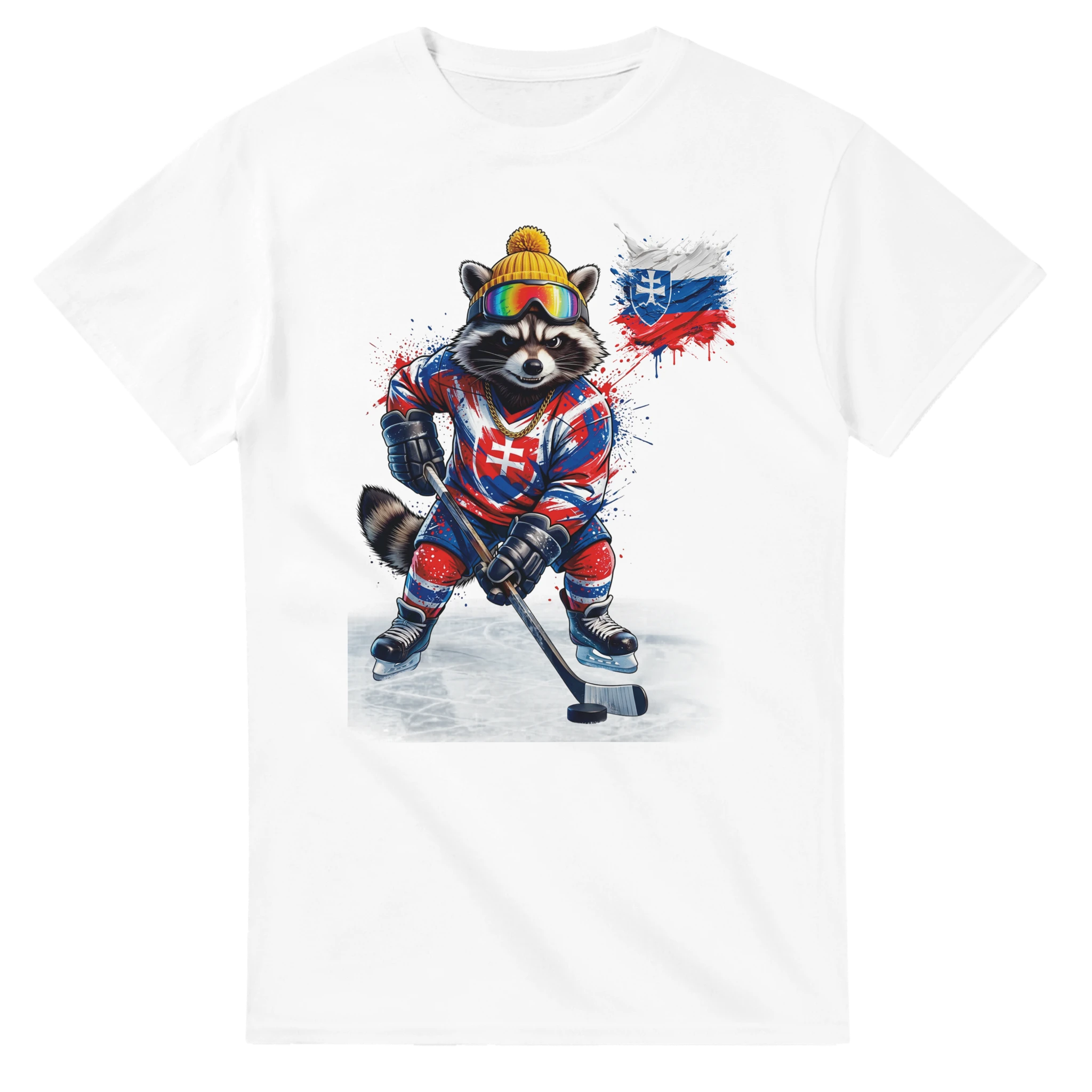t-shirt Slovakia Hockey Fan Tornooka blanc maillot slovaque – SportLove