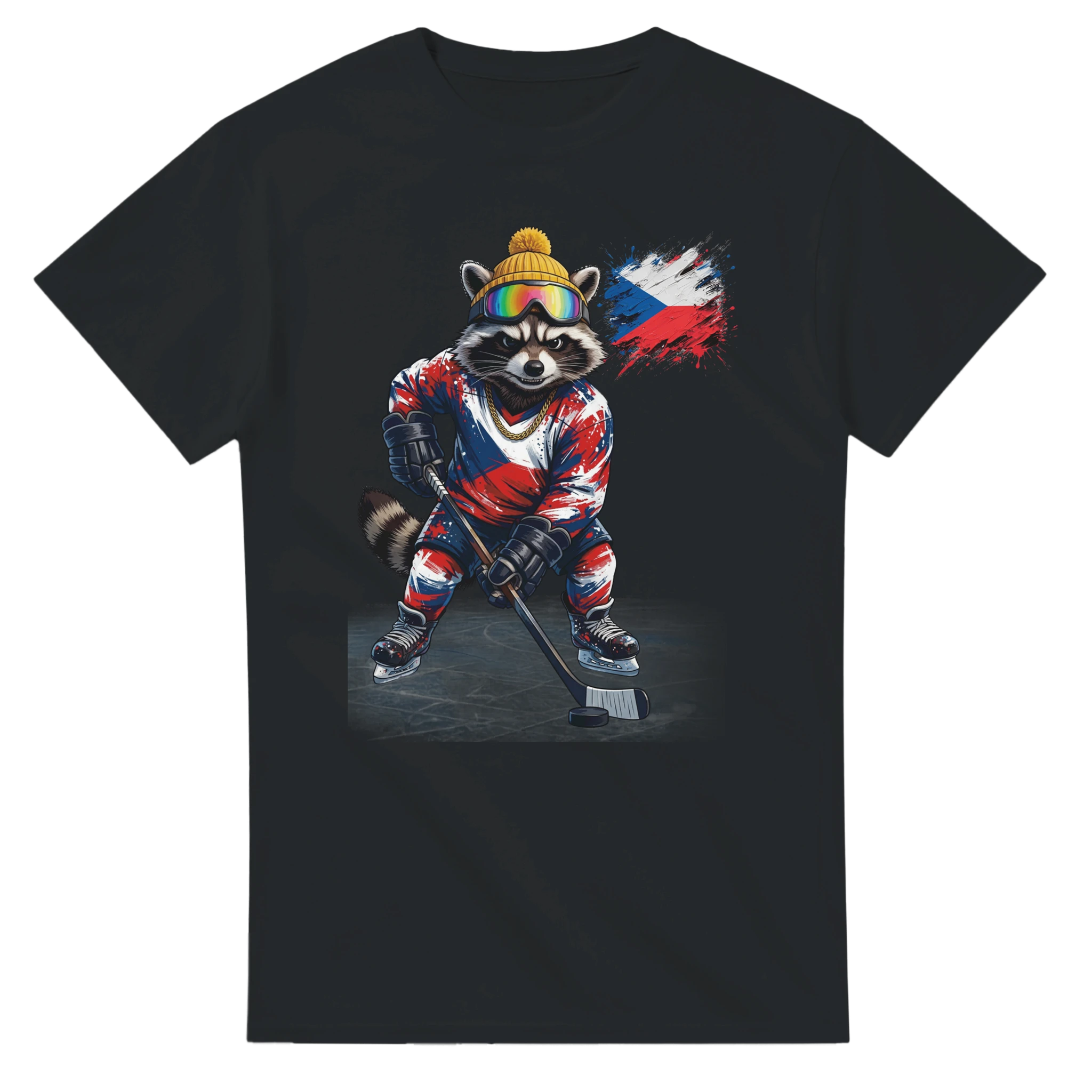 t-shirt Czech Hockey Fan Tornooka noir hockey Tchéquie – SportLove