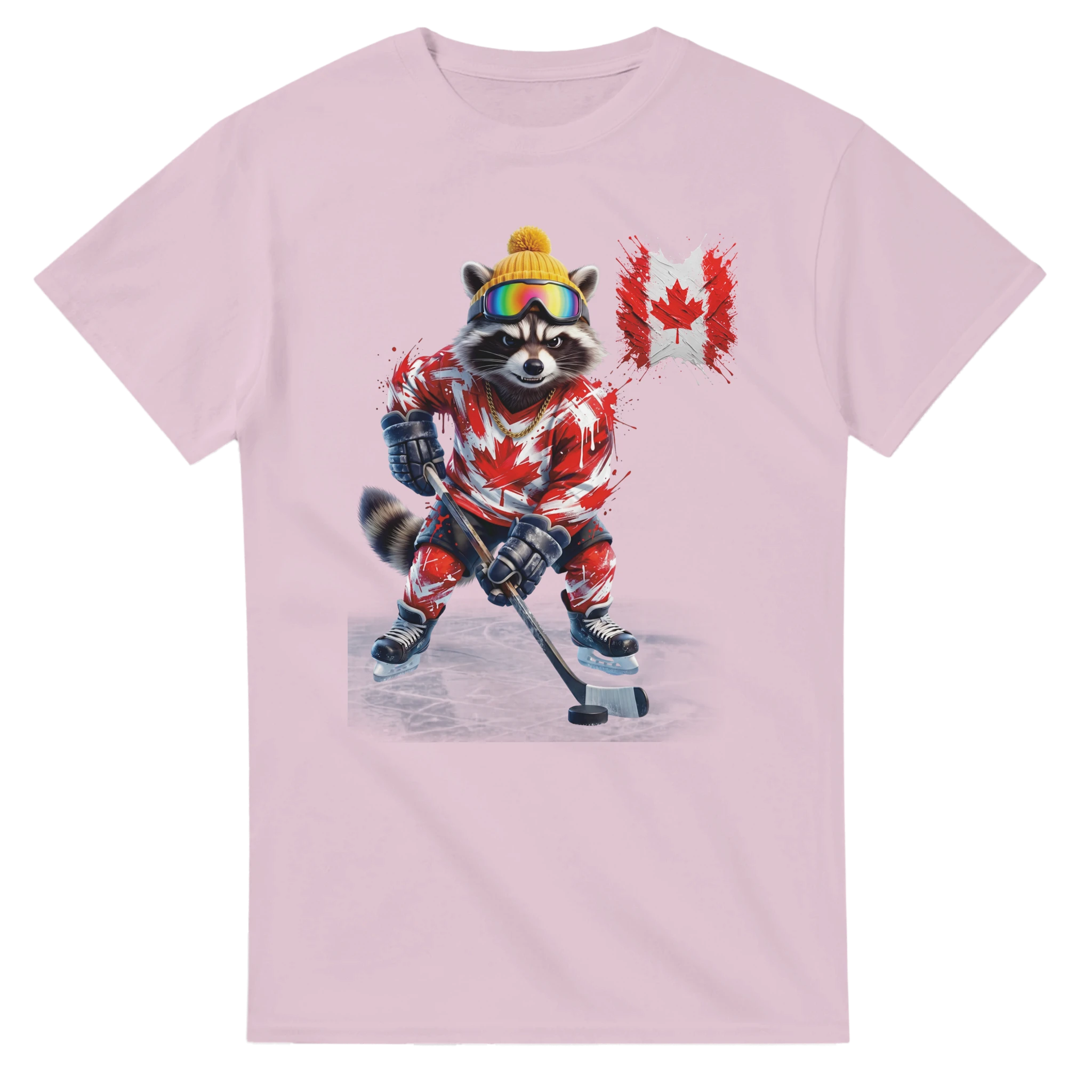 t-shirt Canada Hockey Fan Tornooka rose clair fan Canada – SportLove