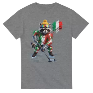 t-shirt Italy Hockey Fan Tornooka sport grey fan italien – SportLove