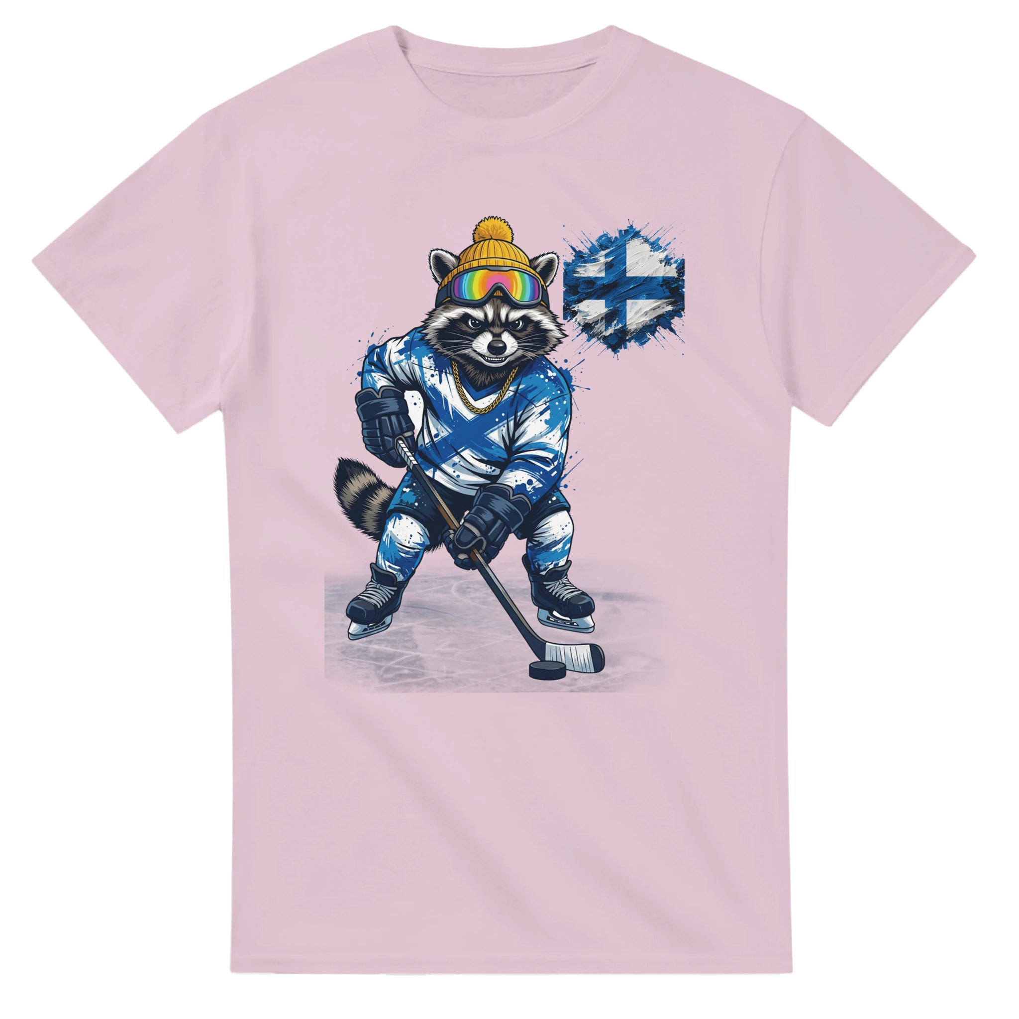 t-shirt Finland Hockey Fan Tornooka rose clair fan Finlande – SportLove