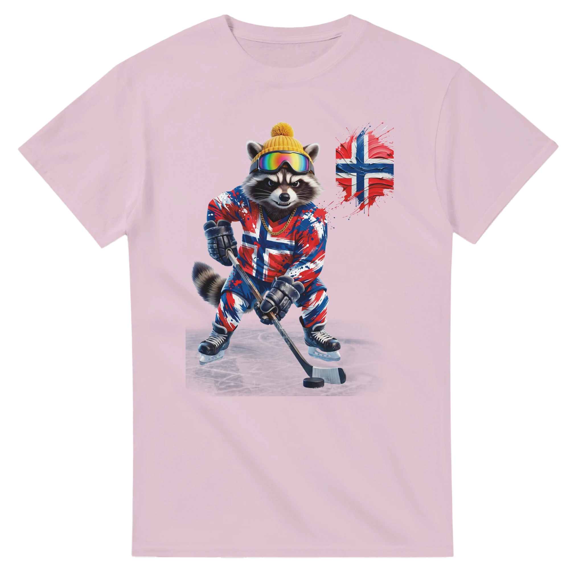 t-shirt Norway Hockey Fan Tornooka rose clair fan Norvège – SportLove