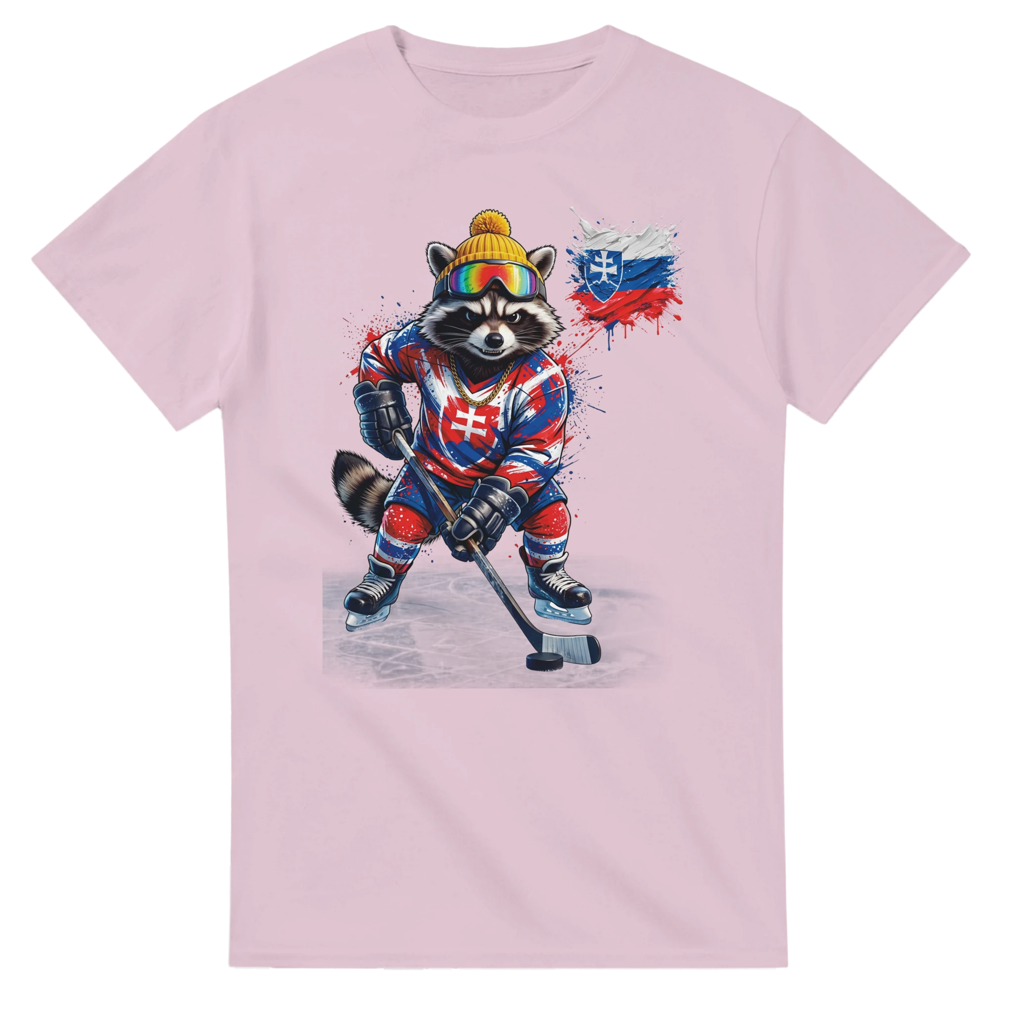 t-shirt Slovakia Hockey Fan Tornooka rose clair fan Slovaquie – SportLove