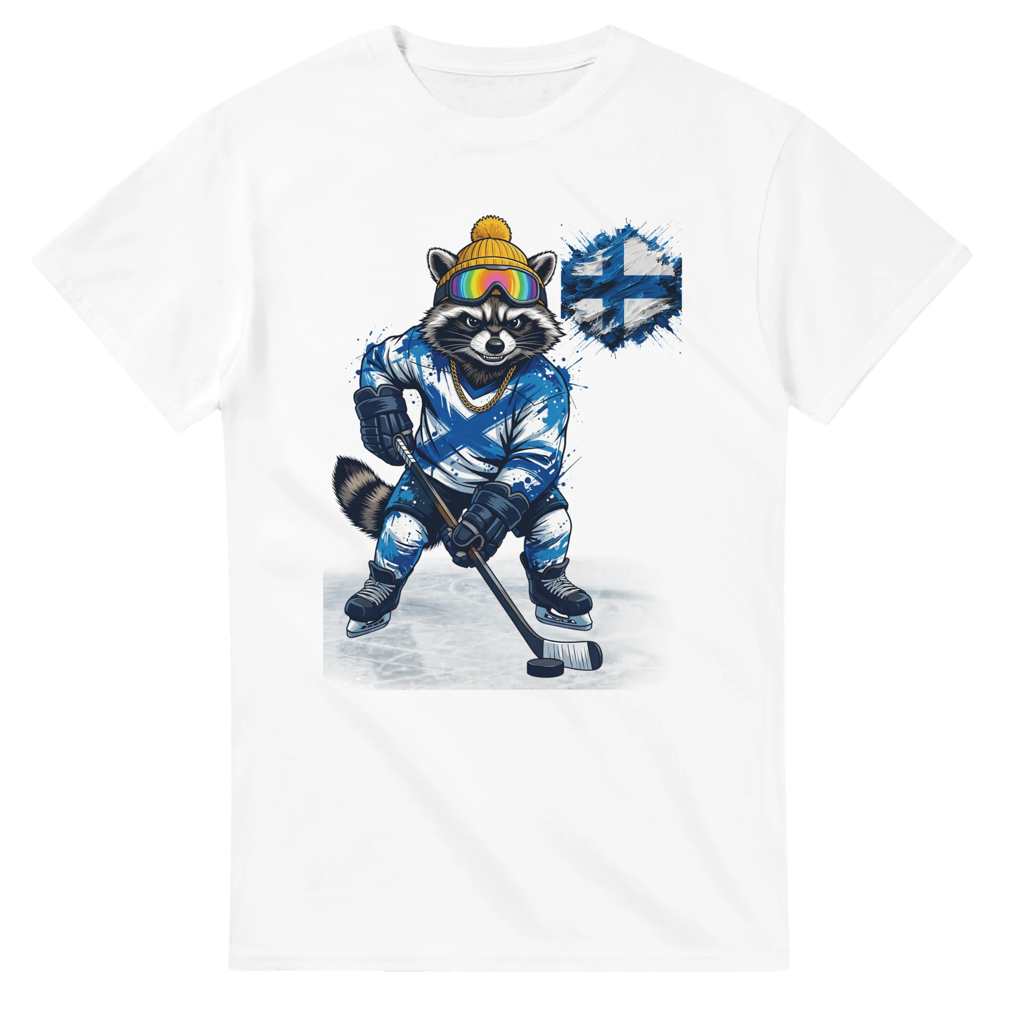 t-shirt Finland Hockey Fan Tornooka blanc maillot finlandais – SportLove