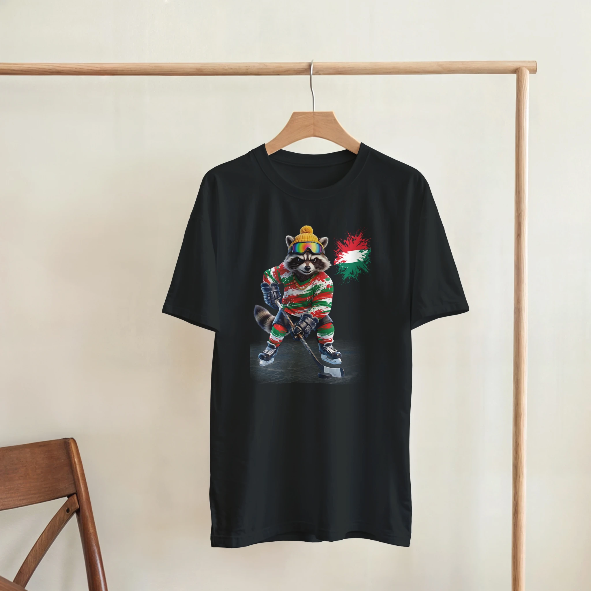 t-shirt Hungary Hockey Fan Tornooka noir hockey Hongrie – SportLove