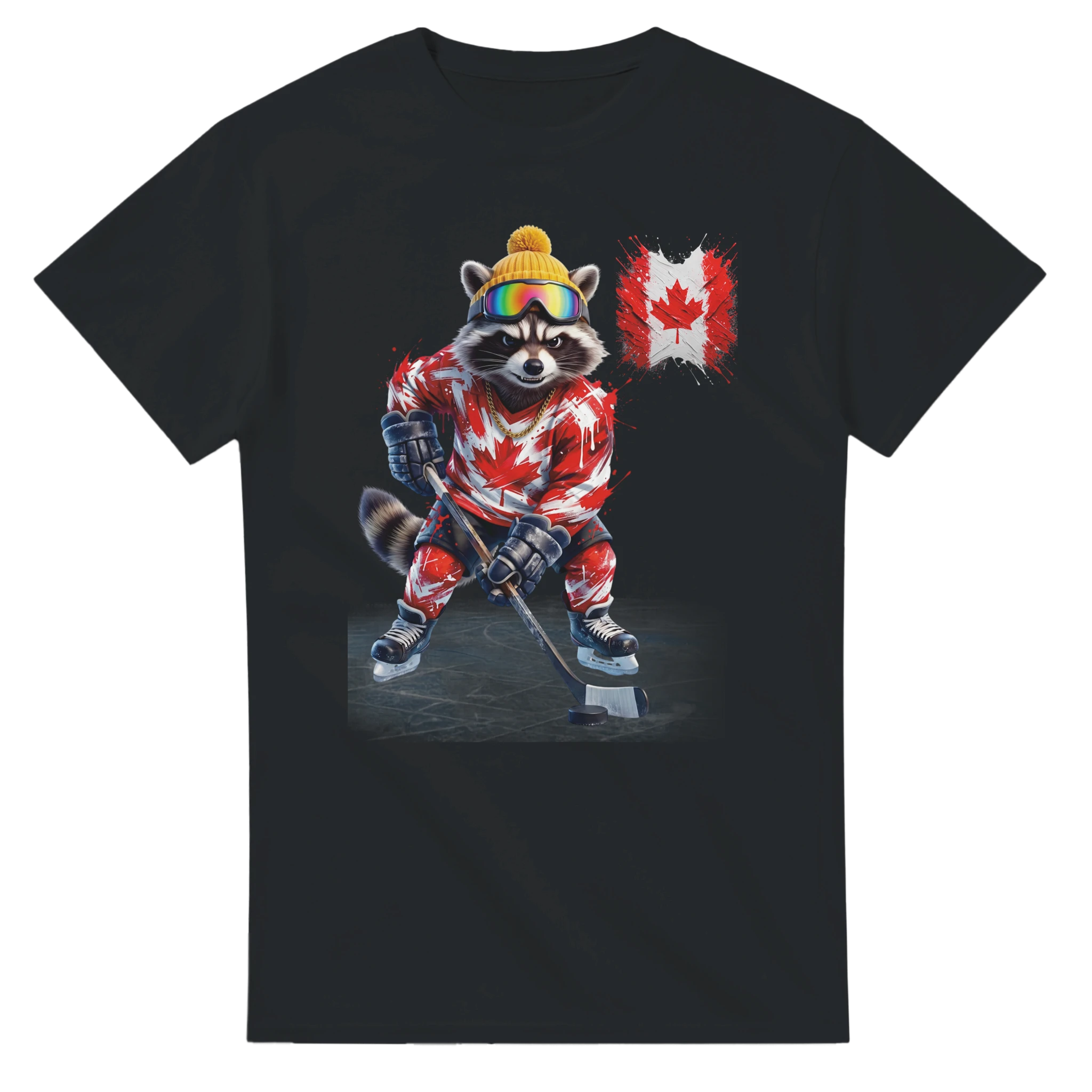 t-shirt Canada Hockey Fan Tornooka noir hockey Canada – SportLove