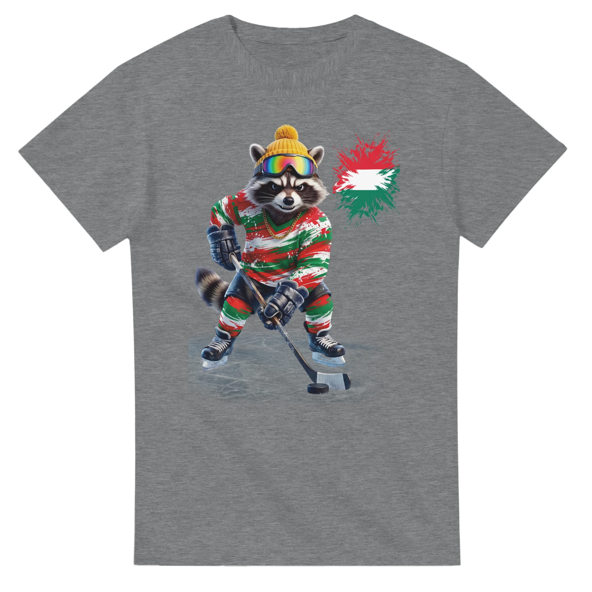 t-shirt Hungary Hockey Fan Tornooka sport grey fan hongrois – SportLove